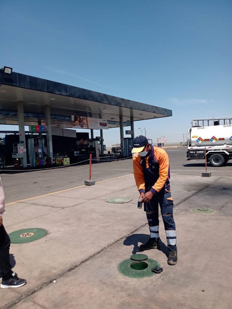 Medición técnica certificada en planta repsol
