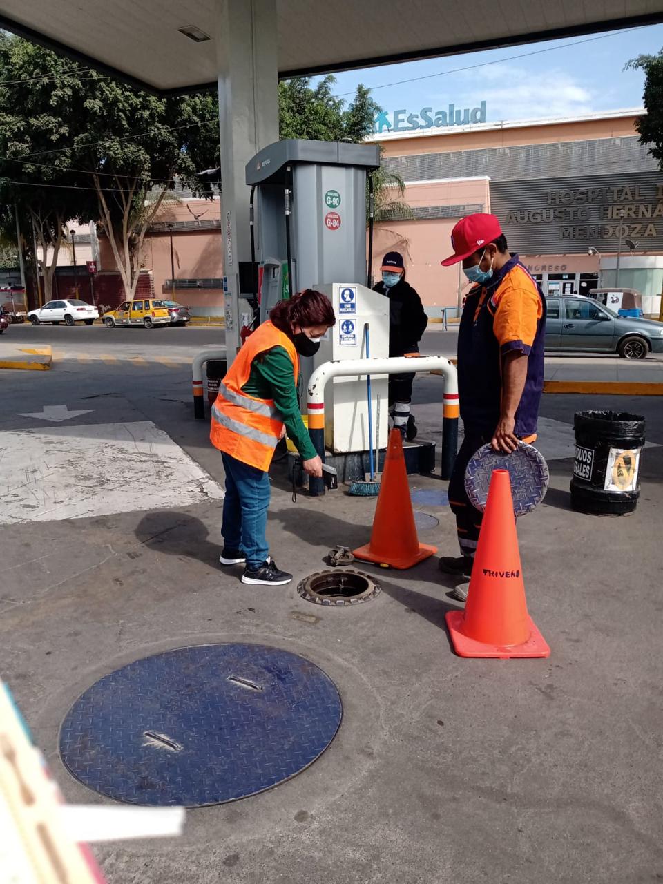 Medición técnica certificada en planta repsol
